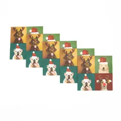 MICA - Servilleta Navideña Perros 33x33cm