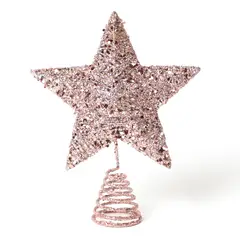 MICA - Topper Árbol Navidad Estrella Brillos 20cm