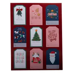 MICA - Set 45 Adhesivos Etiquetas Navidad