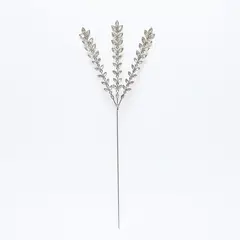 MICA - Vara Navideña Plateada 50cm