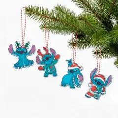 DISNEY - Set 12 Colgantes Stitch 12cm