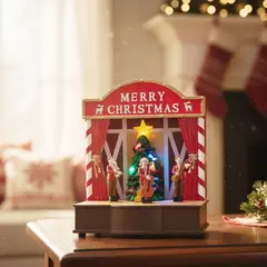 MICA - Villa Navideña Músicos 21x19cm