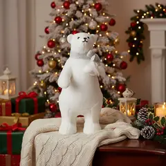 MICA - Muñeco Oso Navideño 60x19cm