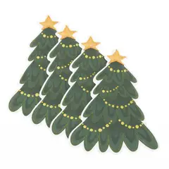 MICA - Servilleta Navideña Árbol 16.5x14