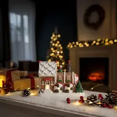 MICA - Tren Navideño Jengibre 14x11cm