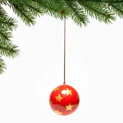 MICA - Adorno Árbol Bola Estrella 8cm