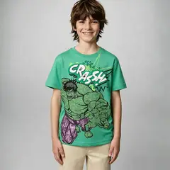 AVENGERS - Polo Manga Corta Niño