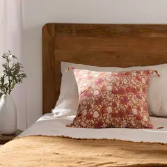 BASEMENT HOME - Funda de Cojín Flor Canela