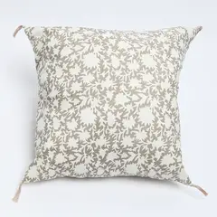 BASEMENT HOME - Funda de Cojín Flor Topo
