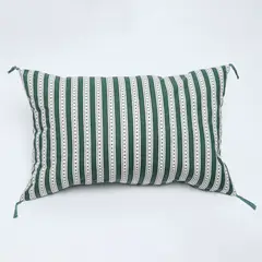 BASEMENT HOME - Funda de Cojín Block Verde