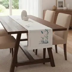 BASEMENT HOME - Camino De Mesa Algodón Lino 35x180cm