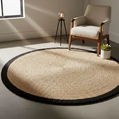 BASEMENT HOME - Alfombra Redonda Natural 200cm