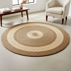 BASEMENT HOME - Alfombra Redonda Natural 200cm