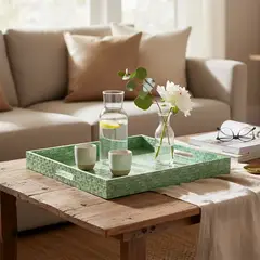 BASEMENT HOME - Bandeja Capiz Rectangular 55x55cm