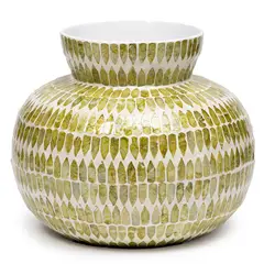 BASEMENT HOME - Jarrón Capiz 25x30cm