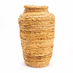 BASEMENT HOME - Jarrón Fibra Natural 38x23.5cm