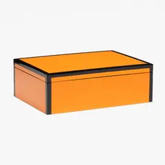 BASEMENT HOME - Caja Laqueada Naranja 30x21cm