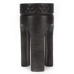 BASEMENT HOME - Banco Madera Negro 26x47cm