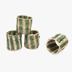 BASEMENT HOME - Set X4 Anillos Servilleta Verde