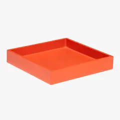BASEMENT HOME - Bandeja Cuadrada Naranja 20x20cm