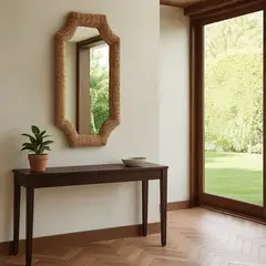 BASEMENT HOME - Espejo Rattán 92x62cm