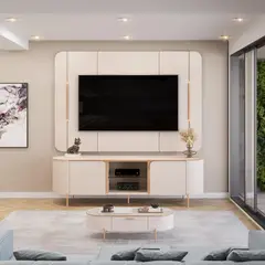 BASEMENT HOME - Panel con Mesa de Tv Adele 65"