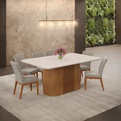 BASEMENT HOME - Juego De Comedor New Munique 6 Sillas