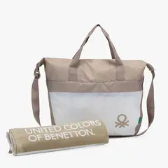 BENETTON - Bolso + Toalla De Playa 100% Algodón