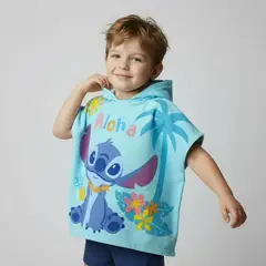 DISNEY - Toalla De Playa Stitch Con Capucha