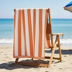 BENETTON - Toalla de Playa Stripes 100% Algodón 100x180cm