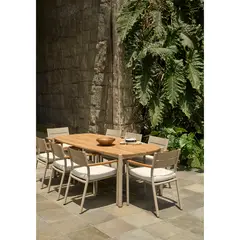 BASEMENT HOME - Juego De Comedor De Terraza Oviedo 8 Sillas