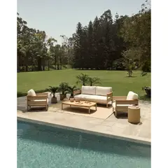 BASEMENT HOME - Sofá De Terraza Oviedo 3 Cuerpos