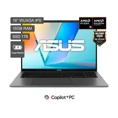 ASUS - Laptop Vivobook S16 Amd Ryzen 9 16gb 1tbssd M3607ha-rp064w Serie 200 16" Wuxga