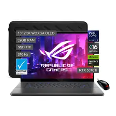 Gamer Rog Zephyrus G16 Intel Core Ultra 9 Rtx5070ti 32gb Ram 1tb Ssd Gu605cr-qr149w 16" Oled (TGP 115W)