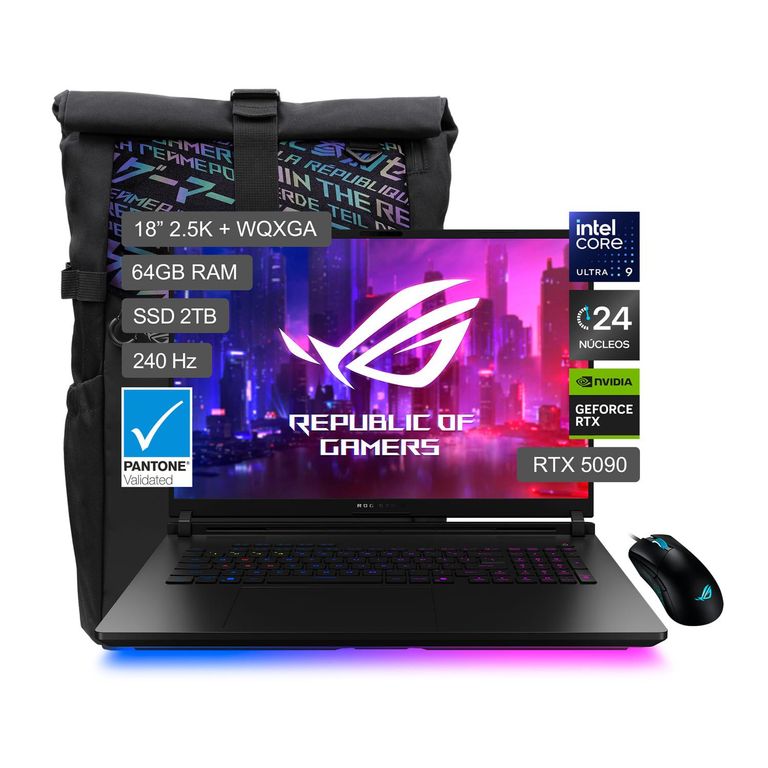 Gamer Rog Strix Scar 18 18" 2.5k Intel Core Ultra 9 64gb 2tbssd Rtx5090 (TGP 175W)