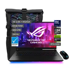 ASUS - Gamer Intel Core Ultra 9 64gb 2tbssd Rog Strix Scar 18 G835lx-sa119w 18" 2.5k Rtx5090