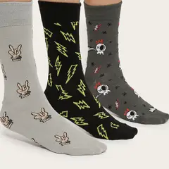 BEARCLIFF - Medias Pack X3 Hombre