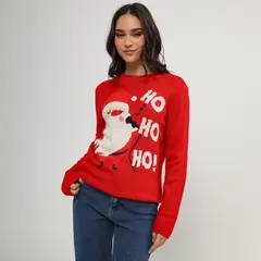 SYBILLA - Chompa Navidad Mujer