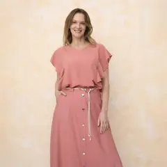 STEFANO COCCI - Blusa Manga Corta Mujer