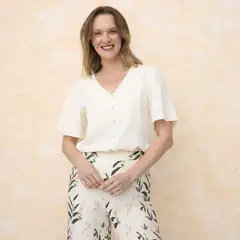 STEFANO COCCI - Blusa Manga Corta Mujer