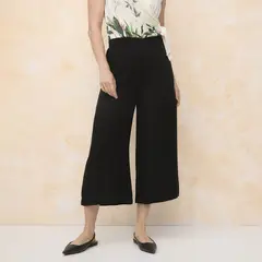 STEFANO COCCI - Pantalón Wide Leg Tiro Medio Mujer