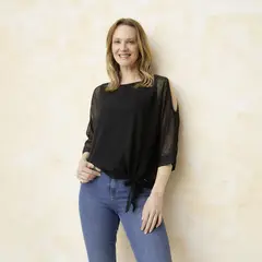 STEFANO COCCI - Blusa Manga 3/4 Mujer