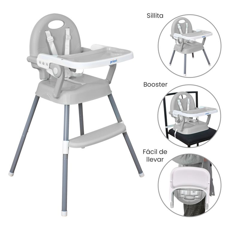 Silla de Comer Bebé 3 en 1