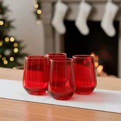 ROBERTA ALLEN - Set X4 Vasos Rojos 410 Ml