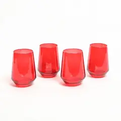 ROBERTA ALLEN - Set X4 Vasos Rojos 410 Ml