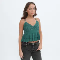 SYBILLA - Blusa Sin Mangas Mujer