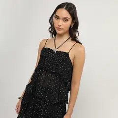 SYBILLA - Blusa Sin Mangas Mujer