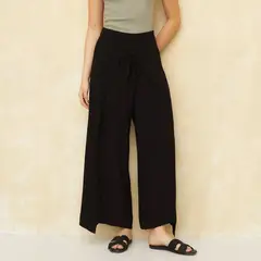 UNIVERSITY CLUB - Pantalón Straight Tiro Alto Mujer