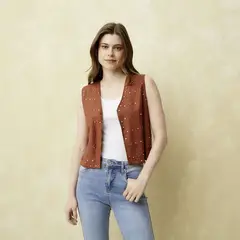 UNIVERSITY CLUB - Chaleco Casual Mujer