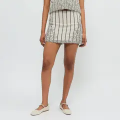 BASEMENT - Falda Short Mujer